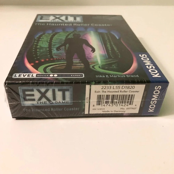 2019 Exit The Game The  Haunted Roller Coaster Card Based Escape Room - Picture 2 of 7